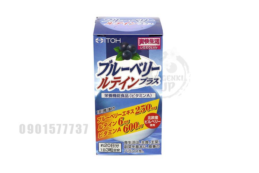 Viên uống bổ mắt Blueberry Lutein Itoh Nhật Bản