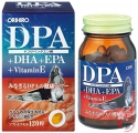 Viên uống bổ não, giảm mỡ máu DHA EPA Vitamin E Orihiro của nhật