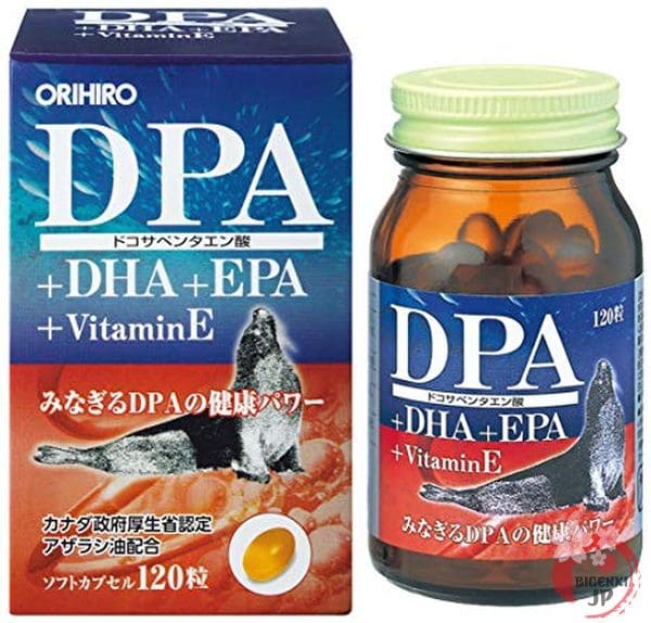 Viên uống DPA+DHA+EPA+Vitamin E Orihiro – Bổ não, sáng mắt